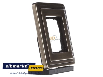 View on the left Gira 0211621 Frame 1-gang brass 
