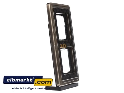 View on the left Gira 0212662 Frame 2-gang bronze - 
