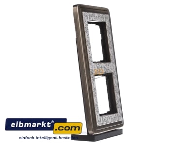 View on the left Gira 0212663 Frame 2-gang bronze - 
