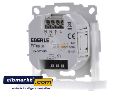 Ansicht hinten Eberle Controls FIT np 3R / blau UP-Thermostat 