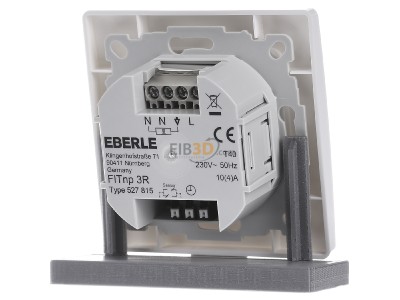 Back view Eberle FIT np 3R / wei Room temperature controller 5...30C 

