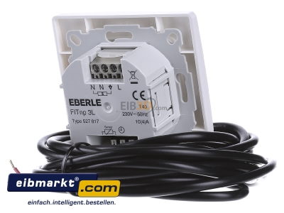 Back view Eberle Controls FITnp 3L wei Room temperature controller 5...30C - 
