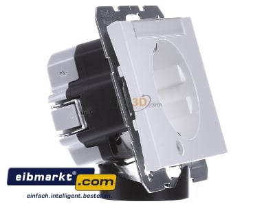 View on the left Berker 41107009 Socket outlet protective contact white
