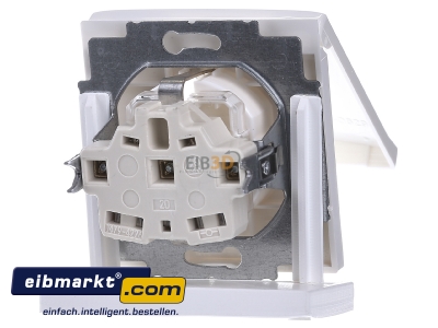 Back view Busch-Jaeger 20 EUGK-34-101 Socket outlet protective contact white
