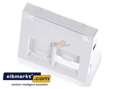 View up front Merten MEG4574-0319 Central cover plate UAE/IAE (ISDN)
