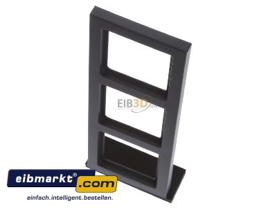 View up front Berker 10136096 Frame 3-gang anthracite
