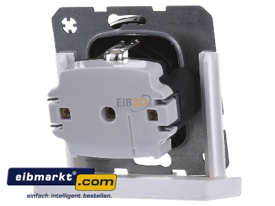 Back view Berker 47232045 Socket outlet protective contact black
