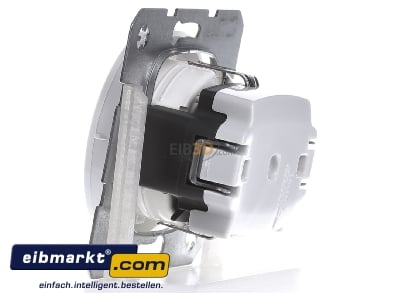 View on the right Berker 47432089 Socket outlet protective contact white 
