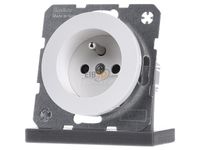 Front view Berker 6765762089 Socket outlet (receptacle) earthing pin 
