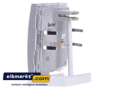 View on the right Berker 85141183 Cover plate for switch/dimmer aluminium
