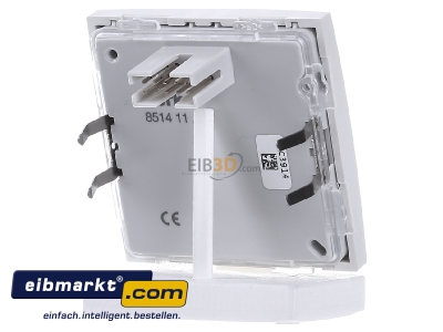 Back view Berker 85141188 Cover plate for switch/dimmer white
