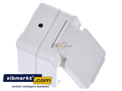 View top left Merten MEG2300-8019 Socket outlet protective contact white - 
