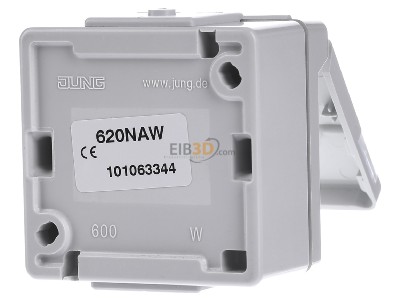 Back view Jung 620 NAW Socket outlet (receptacle) 
