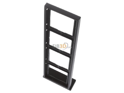 View up front Jung AL 2984 D Frame 4-gang aluminium 
