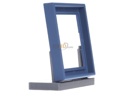 View on the left Jung LC 981 32030 Frame 1-gang blue 

