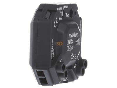 Ansicht links Merten MEG5300-0001 Universal LED Dimmermodul schwarz 