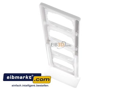 Top rear view Gira 111403 Frame 4-gang white
