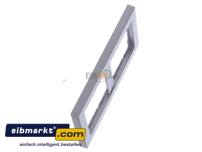 View top left Gira 100225 Frame 2-gang aluminium
