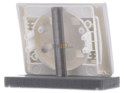 Back view Berker 14050369 Cover plate for switch/push button white 
