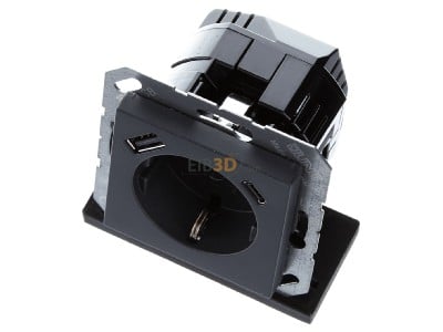 View up front Jung A1520-15CAANM Socket outlet (receptacle) 
