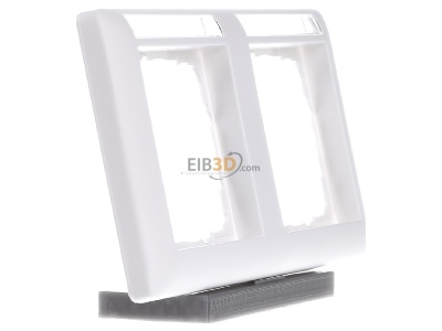 View on the left Gira 109227 Frame 3-gang white 
