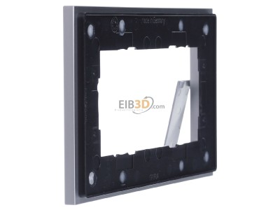 View on the right Gira 100217 Frame 2-gang aluminium 
