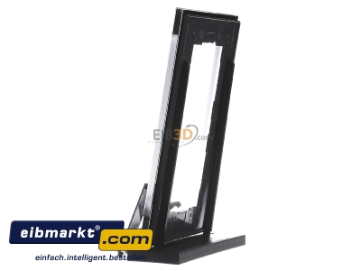 View on the right Gira 100205 Frame 2-gang black 
