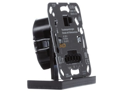 View on the left Gira 539500 Room thermostat 
