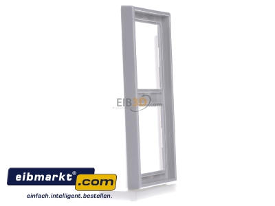 View on the left Jung LS 982 LG Frame 2-gang grey - 
