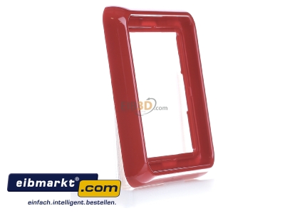 View on the left Jung CD 581 GL RT Frame 1-gang red - 
