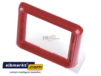 View up front Jung CD 581 GL RT Frame 1-gang red - 
