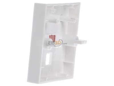 View on the right Gira 063803 Cover plate for switch/push button white 
