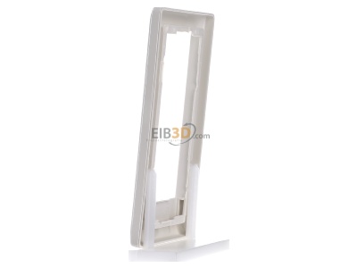 View on the right Gira 100201 Frame 2-gang cream white 
