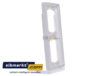 View on the left Gira 0212112 Frame 2-gang white - 
