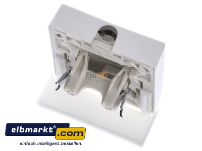 Top rear view Merten 520944 Appliance connection box surface mounted
