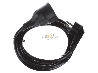 Top rear view Bachmann 341.184 Power cord/extension cord 3x1,5mm 2m 
