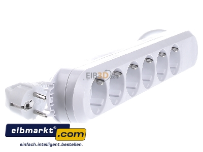 View on the left Bachmann 381.247K Socket outlet strip white

