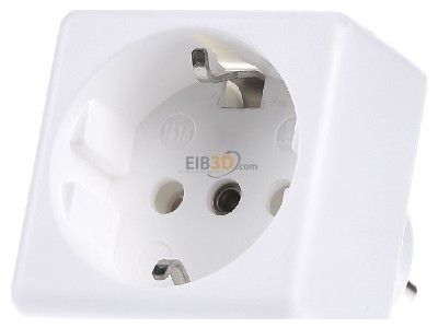 Front view Bachmann 921.005 Travel adaptor compact white 921005

