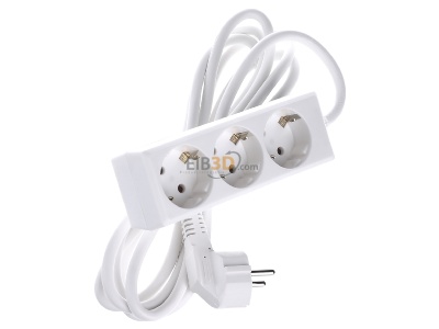 View top left Bachmann 387.271S Socket outlet strip white 
