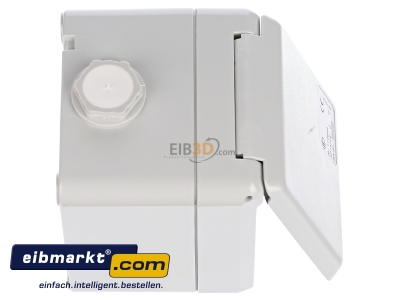 Ansicht oben links Elektra Tailfingen COKA 516/ 6H CEE-Luxline-Steckdose 
