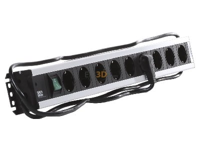 View on the left Bachmann 300.004 Socket outlet strip grey 
