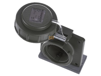 View up front Mennekes 17021 CEE-Socket combination IP68 

