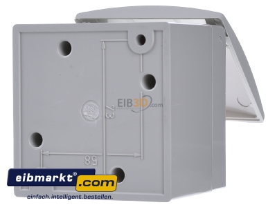 Back view Walther Werke 116 Wall-mounted CEE-socket CEE-Socket 16A
