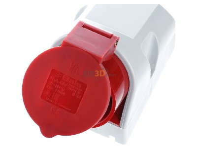 Ansicht oben vorne Bals 11906 Wandsteckdose QuickConnect 16A 5p 400V 6h IP44 