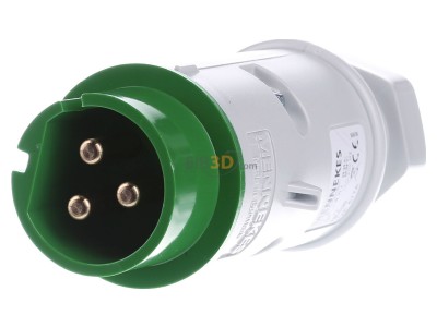 Frontansicht Mennekes 677A Stecker 32A,3p,4h 