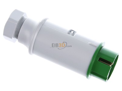 Ansicht oben links Mennekes 677A Stecker 32A,3p,4h 