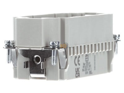 View on the left Harting 09 16 072 3001 Pin insert for connector 72p 
