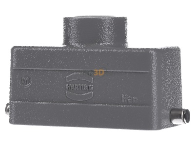 Back view Harting 19 30 016 1441 Plug case for industry connector 
