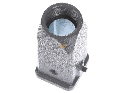 Top rear view Harting 19 20 003 1440 Plug case for industry connector 
