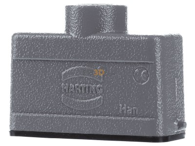 Back view Harting 19 20 016 1440 Plug case for industry connector 
